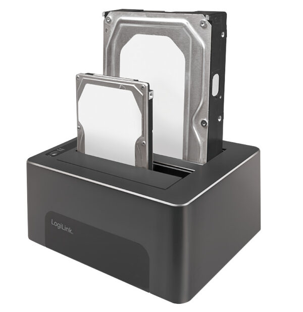 Docking Station USB3.0 Doppio Slot HDD/SSD SATA da 2.5''/3.5'' Nero - immagine 5