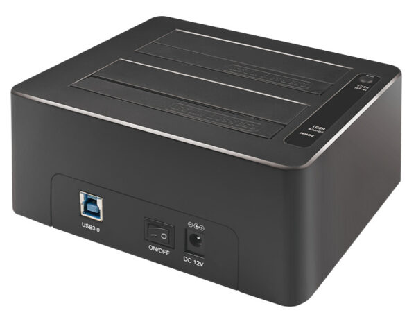Docking Station USB3.0 Doppio Slot HDD/SSD SATA da 2.5''/3.5'' Nero - immagine 6