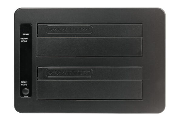 Docking Station USB3.0 Doppio Slot HDD/SSD SATA da 2.5''/3.5'' Nero - immagine 3