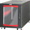 Armadio Server Rack 19'' 600x1000 12 Unità Nero da sotto-scrivania - immagine 2