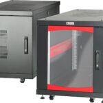 Armadio Server Rack 19'' 600x1000 12 Unità Nero da sotto-scrivania