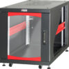 Armadio Server Rack 19'' 600x1000 12 Unità Nero da sotto-scrivania - immagine 3