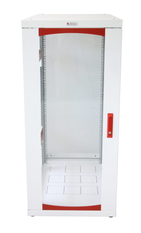Armadio Server Rack 19'' 600x1000 42 Unita' Bianco serie IdealNET - immagine 2