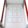 Armadio Server Rack 19'' 600x1000 42 Unita' Bianco serie IdealNET - immagine 6