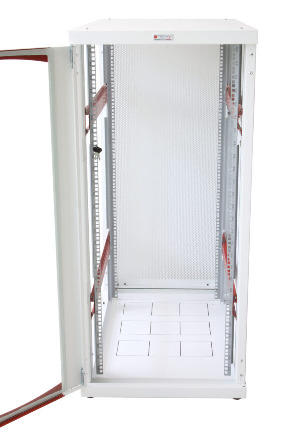 Armadio Server Rack 19'' 600x1000 42 Unita' Bianco serie IdealNET - immagine 7