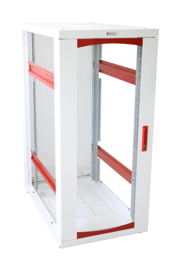 Armadio Server Rack 19'' 600x1000 42 Unita' Bianco serie IdealNET - immagine 10