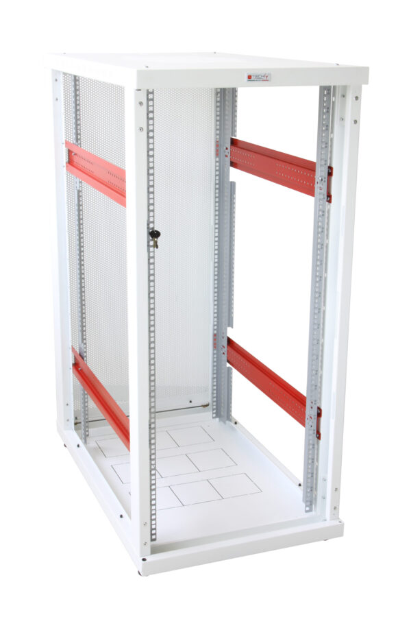 Armadio Server Rack 19'' 600x1000 42 Unita' Bianco serie IdealNET - immagine 8
