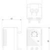Termostato per Armadi e Rack montaggio a clip - immagine 3