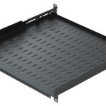 Mensola per Rack 19'' 650 mm 2U Nera 4 punti