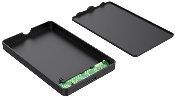 Box Esterno USB3.0 per HDD/SSD SATA 2,5'' Nero - immagine 3
