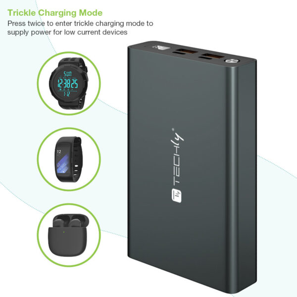 Power Bank Smartphone 20000 mAh 100W USB-C™ 4 Porte Output - immagine 8