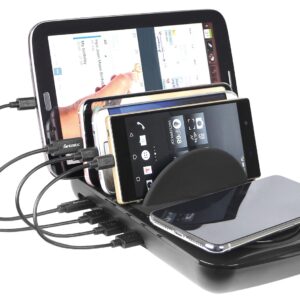 Docking Station USB 5 posti con Caricabatterie Wireless Removibile
