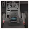 Caricatore Smartphone Qi Wireless da Auto 15W Silicone Nero - immagine 2