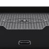 Caricatore Smartphone Qi Wireless da Auto 15W Silicone Nero - immagine 3