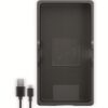 Caricatore Smartphone Qi Wireless da Auto 15W Silicone Nero - immagine 4