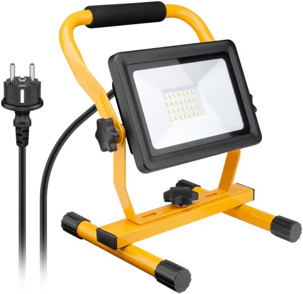 Faretto da Costruzione a LED con Supporto 30W - immagine 6
