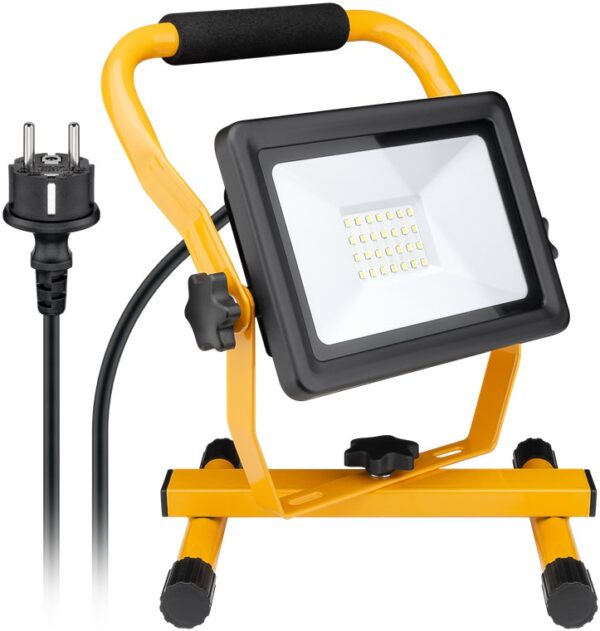 Faretto da Costruzione a LED con Supporto 30W - immagine 5
