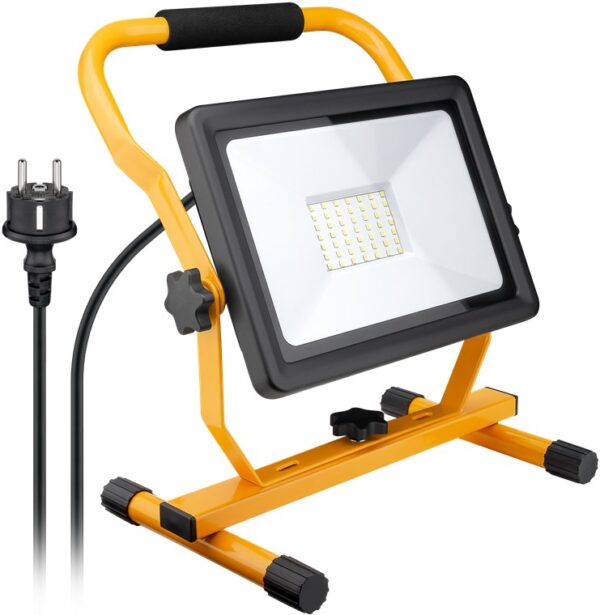 Faretto da lavoro a LED con Supporto 50W - immagine 6