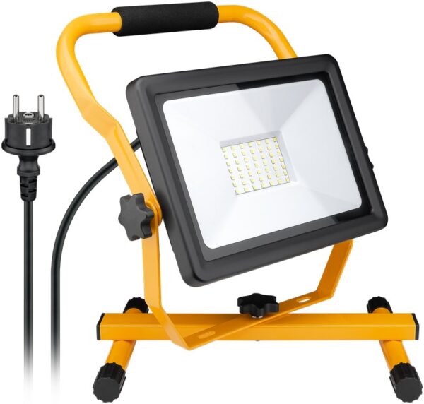Faretto da lavoro a LED con Supporto 50W - immagine 5