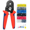 Pinza Crimpare a Cricchetto per Capicorda con 1200 Terminali 2.5-6.0 mm²