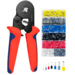 Pinza Crimpare a Cricchetto per Capicorda con 1200 Terminali 2.5-6.0 mm²