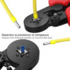 Pinza Crimpare a Cricchetto per Capicorda con 1200 Terminali 2.5-6.0 mm² - immagine 5