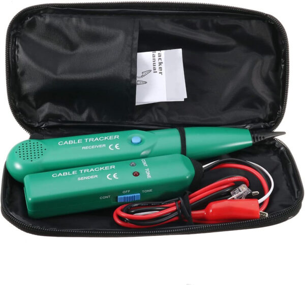 Localizzatore di Cavi Generatore di Tono Sonda Tracker Wire Network Cable Tester Tracer Kit, KPS-CC640 - immagine 2