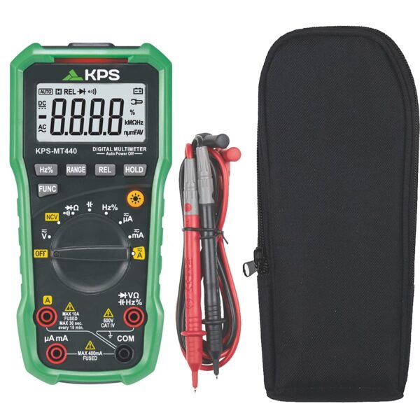 Multimetro Digitale Professionale LCD 4000counts, KPS-MT440 - immagine 3