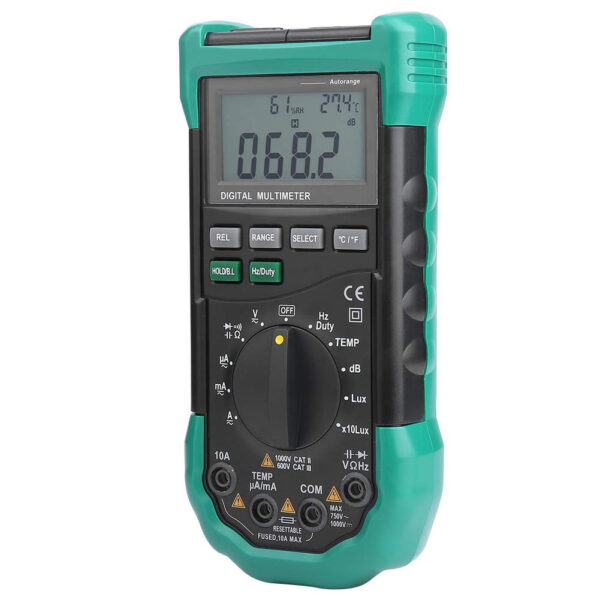 Multimetro Digitale LCD 4000counts con misurazioni ambientali, KPS-MT490 - immagine 6