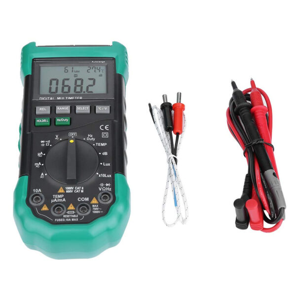 Multimetro Digitale LCD 4000counts con misurazioni ambientali, KPS-MT490 - immagine 2