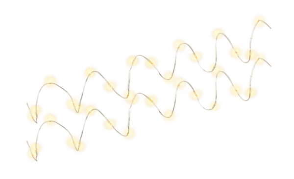 2x Barra Luminosa Filo dargento a 20 Micro LED con Timer IP20 A++ - immagine 3
