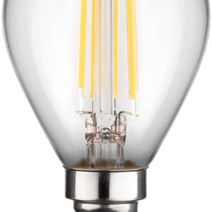 Lampadina Mini Globo E14 a Filamento Bianco Caldo 4W, Classe E