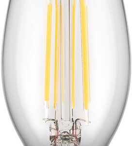 Lampadina LED Candela E14 Bianco Caldo 4W Filamento Classe E