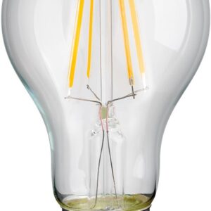Lampadina LED E27 Bianco Caldo 4W con Filamento Classe E Trasparente