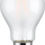 Lampadina LED E27 Bianco Caldo Satinato 7W con filamento Classe E