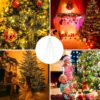 Catena Luminosa 200 Luci LED IP44 Bianco Caldo per Albero con Anello - immagine 4