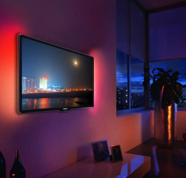 Striscia 30 LED RGB USB 2m per Retro-illuminazione TV - immagine 8