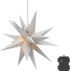 Stella di Natale LED 3D ø 56 cm Funzionamento a Batteria