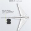 Stella di Natale LED 3D ø 56 cm Funzionamento a Batteria - immagine 9