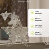 Lampada Decorativa a Forma di Stella Funzionamento a Batteria - immagine 6