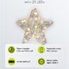 Lampada Decorativa a Forma di Stella Funzionamento a Batteria - immagine 7