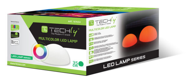 Lampada LED Multicolore a Mezza Sfera - immagine 2
