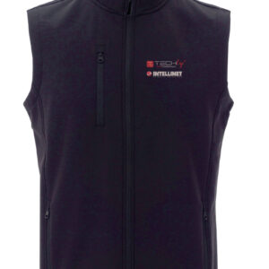 Smanicato da uomo Nero taglia M con loghi Techly Professional e Intellinet
