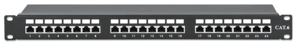 Pannello Patch STP 24 Posti RJ45 Cat.6