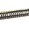 Pannello Patch STP 24 Posti RJ45 19'' 0.5U Cat.6 Nero - immagine 3