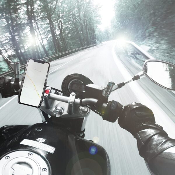 Supporto da Bicicletta per Smartphone 3.5''-7'' Fissaggio Verticale - immagine 5