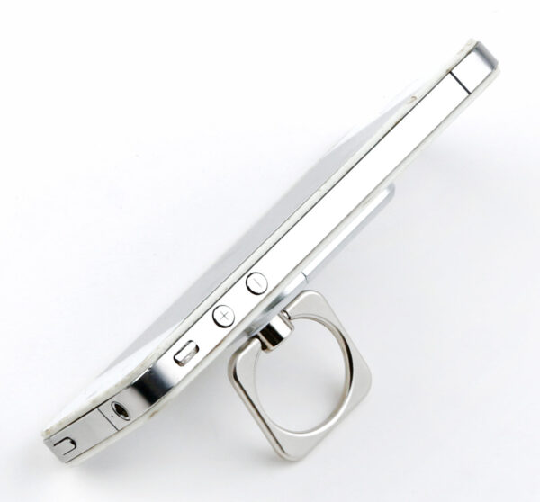 Anello e Supporto per Smartphone Silver - immagine 5