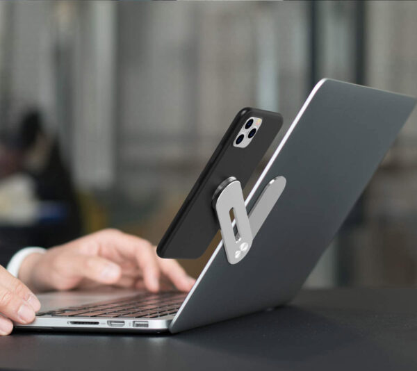 Supporto per Smartphone a Clip Magnetica Laterale per Notebook Laptop - immagine 6