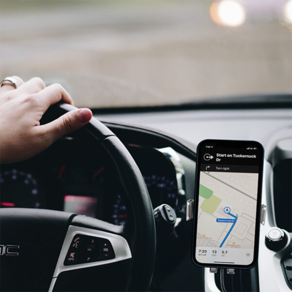 Supporto da Auto Ricarica Wireless per Smartphone da Presa d'aria - immagine 9