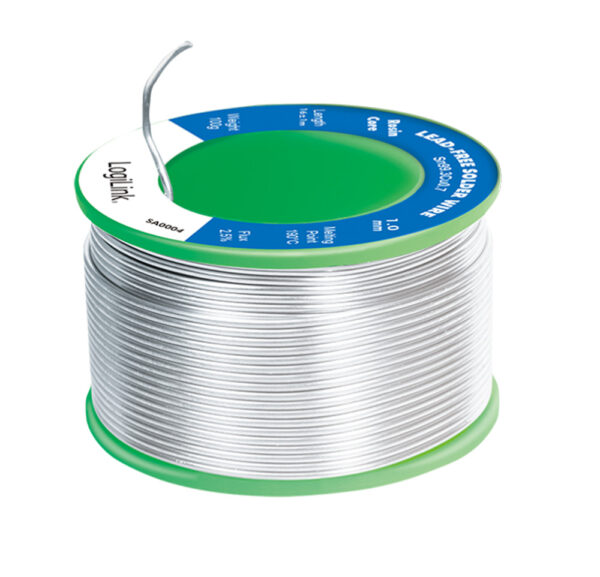 Stagno in Rotolo per Saldatura Senza Piombo Rame 0,7% ø 1 mm 100g - immagine 2